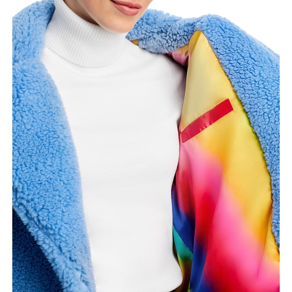 Apparis Dasha Coat in Marine Blue - Picture 3 of 8